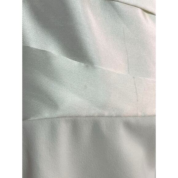 Solace London Milena Strapless Ruched Draped Ruffle White Maxi Dress Size 6 - Picture 10 of 13